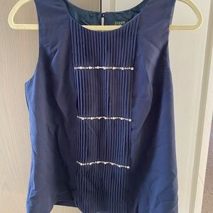 J Crew silk sleeveless top